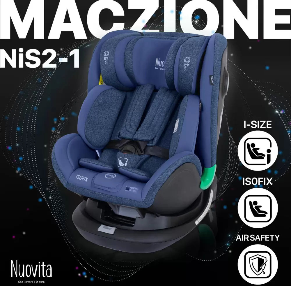 Автокресло Nuovita Maczione NiS2-1 (синий) фото-7 Автокресло Nuovita Maczione NiS2-1 (синий) фото-7